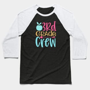 Third Grade Crew Baseball T-Shirt